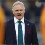 Joe Schmidt during Wallabies training session, symbolising the future direction of Rugby Australia’s coaching strategy