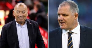 Eddie Jones discussing Rugby World Cup seedings and World Rugby rankings