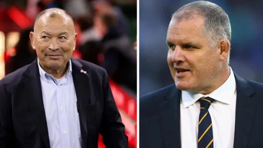 Eddie Jones discussing Rugby World Cup seedings and World Rugby rankings