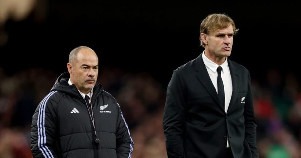 Scott Hansen All Blacks and Scott Robertson Head coach New Zealand Rugby