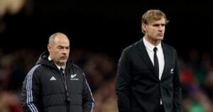 Scott Hansen All Blacks and Scott Robertson Head coach New Zealand Rugby