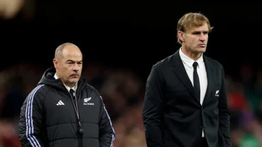 Scott Hansen All Blacks and Scott Robertson Head coach New Zealand Rugby
