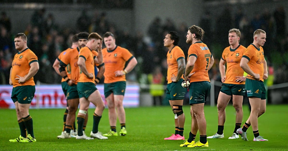 Wallabies 2025 season Review Players reacting loss against italy