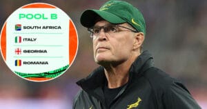 Rassie Erasmus reacts to Springboks Rugby World Cup 2027 pool draw