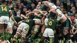 Springboks scrum dominating at Test level as explained by Bismarck du Plessis