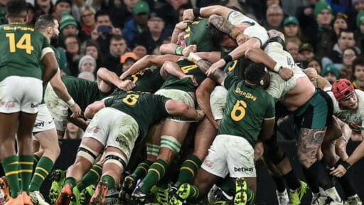 Springboks scrum dominating at Test level as explained by Bismarck du Plessis