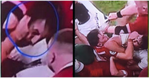 Eben Etzebeth red card incident vs Wales close-up