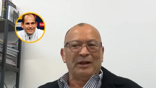 Eddie Jones names the three greatest players he has ever coached George Smith Stephen Larkham Fourie Du prezz