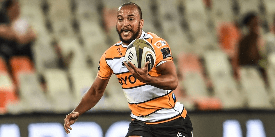 Rhyno Smith in action for Cheetahs while pursuing rugby switching nations exemption for Italy