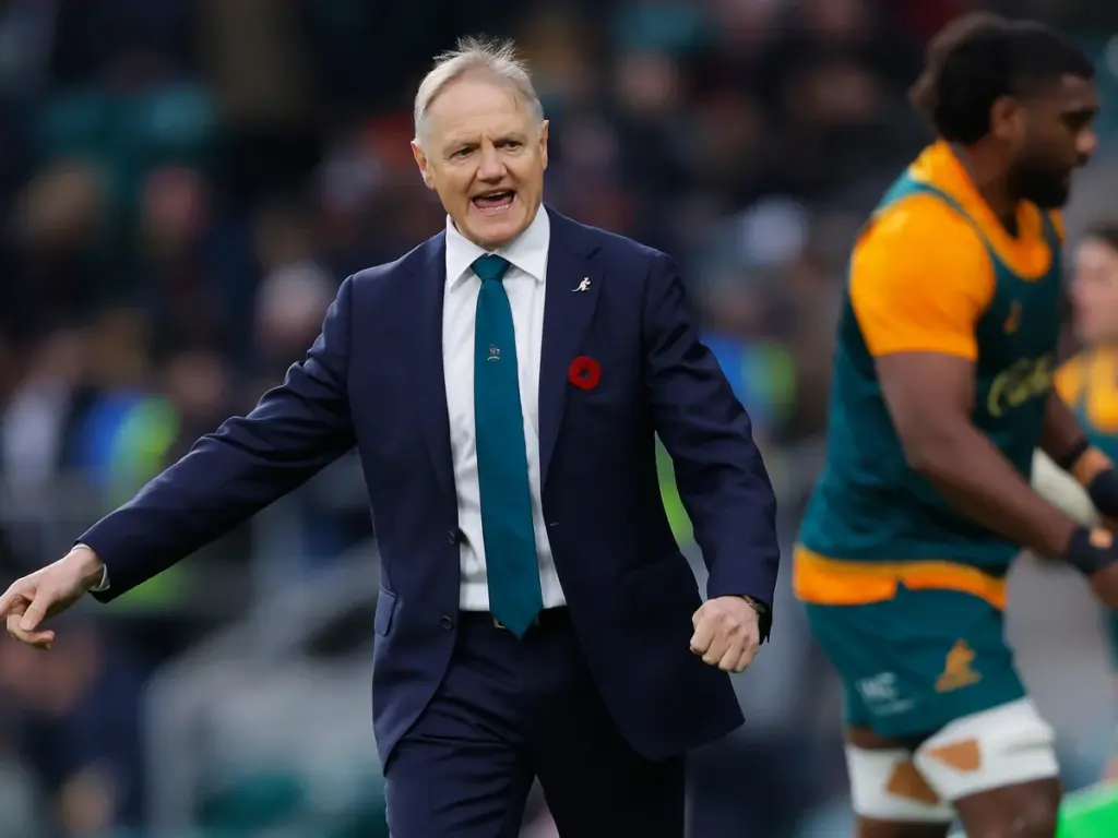 Eddie Jones speaks about Australia rugby coach Joe Schmidt during Rugby Unity interview
