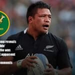 All Blacks legend Kevin Mealamu has revealed the one player he feared most, describing Springbok enforcer Bakkies Botha as a man who "played like the devil."