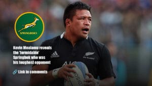 All Blacks legend Kevin Mealamu has revealed the one player he feared most, describing Springbok enforcer Bakkies Botha as a man who "played like the devil."