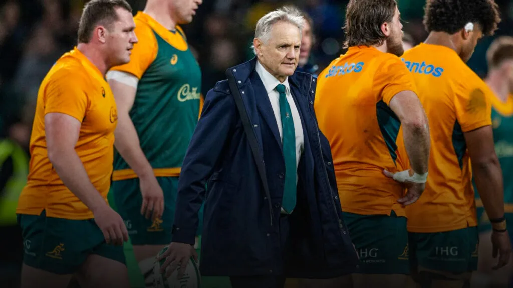 Tom Hooper and the Wallabies squad ahead of the 2026 tour of Argentina