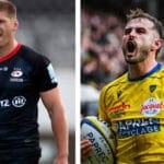 Saracens players preparing for the Saracens vs Clermont Champions Cup match