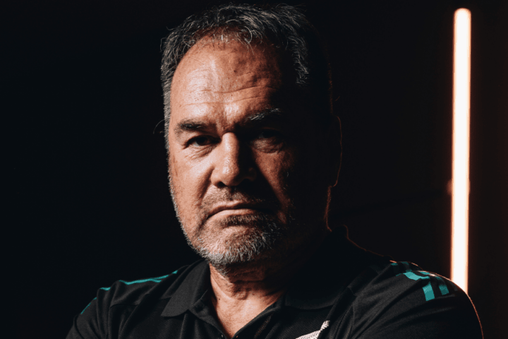 Dave Rennie on the touchline as the All Blacks lose the series to South Africa