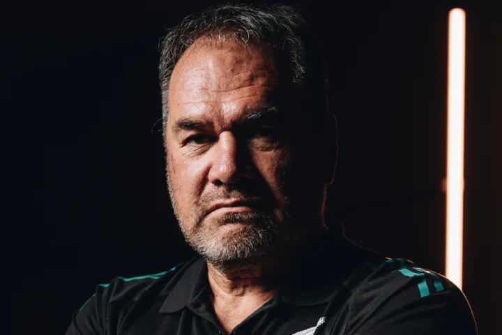 Dave Rennie on the touchline as the All Blacks lose the series to South Africa