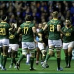 Springboks replacements, including several forwards, coming off the bench — the bomb squad tactic Rassie Erasmus discussed with Eben Etzebeth bomb squad