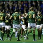 Springboks replacements, including several forwards, coming off the bench — the bomb squad tactic Rassie Erasmus discussed with Eben Etzebeth bomb squad
