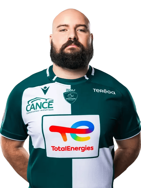 Guram Papidze, Tighthead prop for Pau