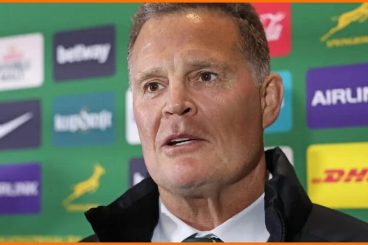 Rassie Erasmus speaking at a Springbok press conference ahead of the third Test against the All Blacks Springboks Bomb Squad Has Stopped Winning The Last Quarter. Rassie Erasmus Did Not Argue.