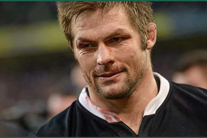 Richie McCaw in New Zealand All Blacks jersey during a Test against South Africa