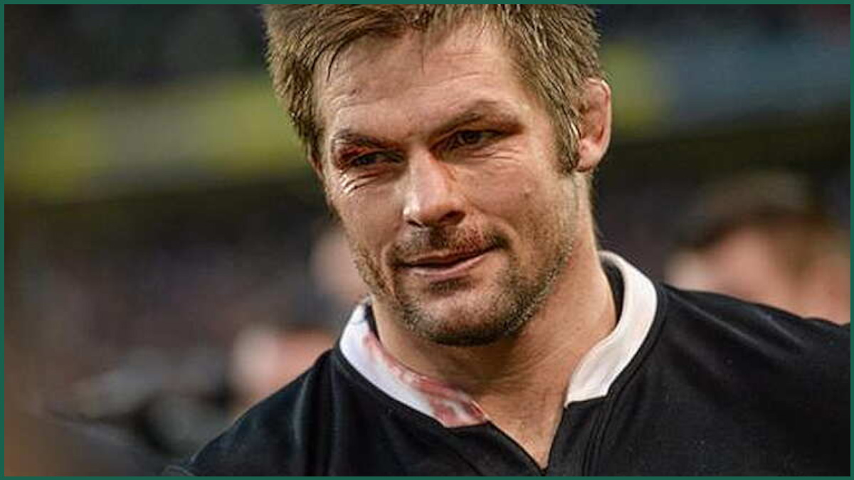 Richie McCaw in New Zealand All Blacks jersey during a Test against South Africa