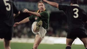 Johan Roux won a World Cup. Twelve caps, Springbok number 607, a start against Romania, a start against Canada, a reserve's seat for the semi-final in Durban. Thirty-one years later, two men who played the same game are still waiting on €500,000 he talked them into.