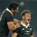 Ruben Love kept the jersey through a Springboks pack. Now he has to keep it from Richie Mo'unga