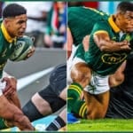 Springboks half-backs Grant Williams and Sacha Feinberg-Mngomezulu start at Ellis Park on Saturday. Neither can assume the shirt is his for the series. Rassie Erasmus has already named the Test he believes settles this one, and it is not the opener.