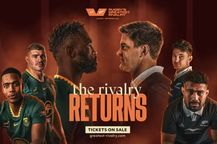 Rugby's Greatest Rivalry 2026 — New Zealand's eight-match tour of South Africa