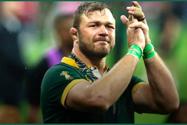 Duane Vermeulen after the 2023 Rugby World Cup final, the last of his 76 Springboks Tests