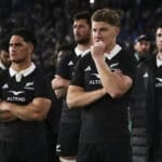 All Blacks player ratings: Damian McKenzie lines up a conversion against the Springboks at M&T Bank Stadium in Baltimore