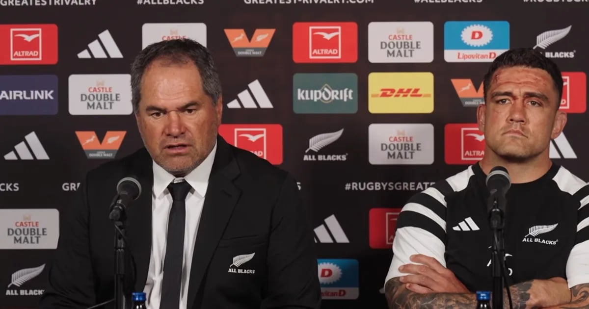 Dave Rennie, New Zealand head coach and codie tylor after baltimore test match vs springboks pressconferance