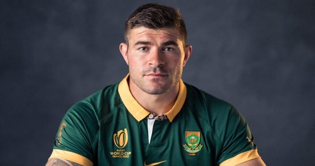 Malcolm Marx at the front of a Springboks driving maul against the All Blacks, shown on Sky Sport's The Breakdown after the Baltimore Test