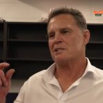 Rassie Erasmus in the Springboks changing room in Baltimore holding his thumb and forefinger a centimetre apart to show the margin over the All Blacks