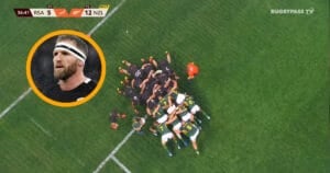 Kieran Read in an All Blacks jersey during a Test against the Springboks