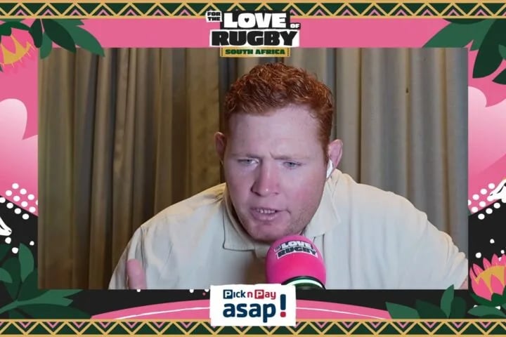 Steven Kitshoff explaining the Springboks game plan on For The Love Of Rugby: South Africa before the Perth Test