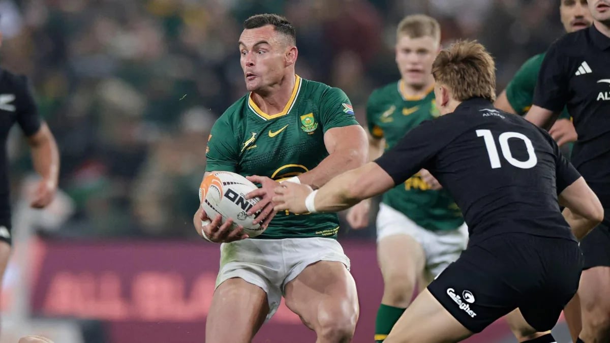 Springboks vs All Blacks match report: 29-24 at FNB Stadium, both fly-halves in the bin, a 20-metre maul, and the seven points Ruben Love left on the tee.