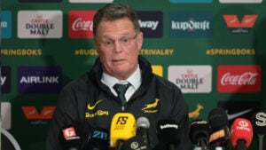 Rassie Erasmus scrum quotes in order: the Cape Town expletive, the five-clip rule, the free kick he named first in Soweto, and the line that ended the row. springboks scrum