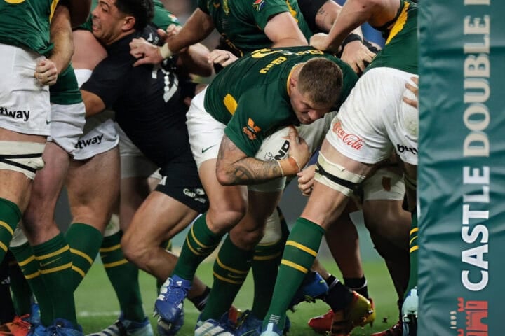 Rolling maul, explained through the Springboks' 20-metre drive in Soweto: what Victor Matfield heard as an orchestra, and what every man in it was doing. Springboks maul