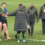 Siya Kolisi Pitch Invader: Security Tackled The Fan At FNB Stadium. The Captain Stepped In, Then Gave The Next One His Shorts.