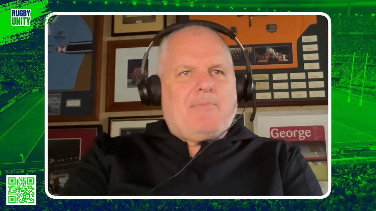 Ewen McKenzie, former Wallabies coach, talks about Harry Wilson's grubber on Rugby Unity