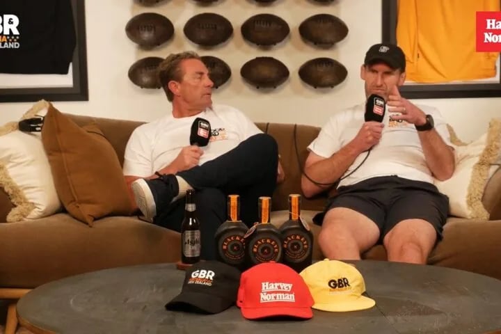 Kieran Read, former All Blacks captain, explaining the difference between Richie Mo'unga and Ruben Love beside Justin Marshall on The Good, The Bad & Rugby ANZ