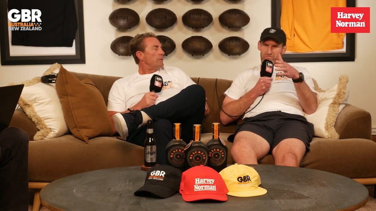 Kieran Read, former All Blacks captain, explaining the difference between Richie Mo'unga and Ruben Love beside Justin Marshall on The Good, The Bad & Rugby ANZ